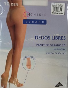 Panty Cherie dedos libres
