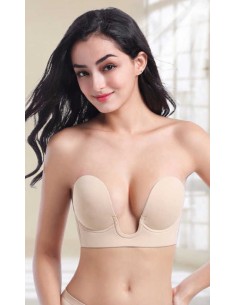 Copas adhesivas escote bajo