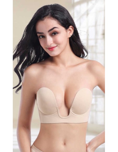 Copas adhesivas escote bajo