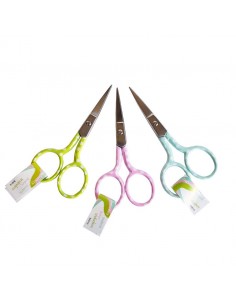 Tijera de bordado con lunares