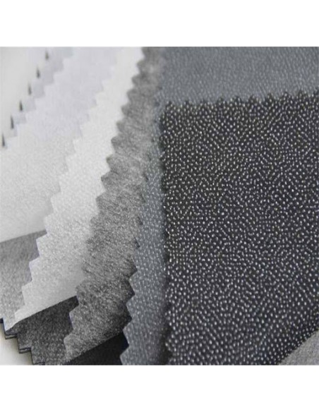 Entretela de papel de puntitos termoadhesiva