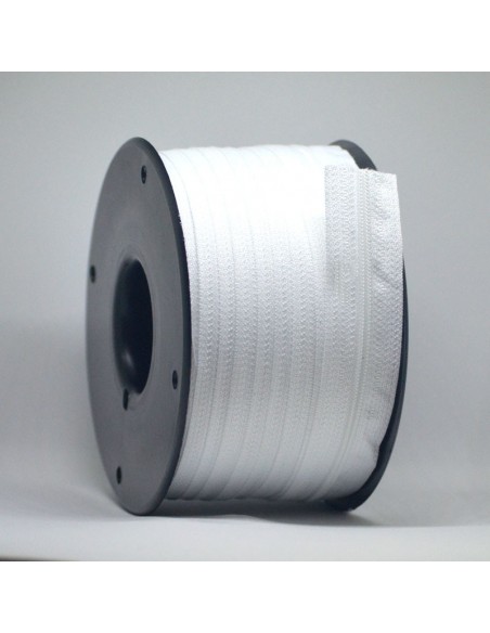 Cremallera continua nylon 3mm blanca