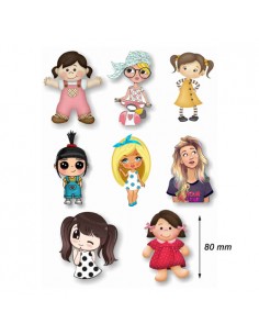 Parches termoadhesivos muñecas