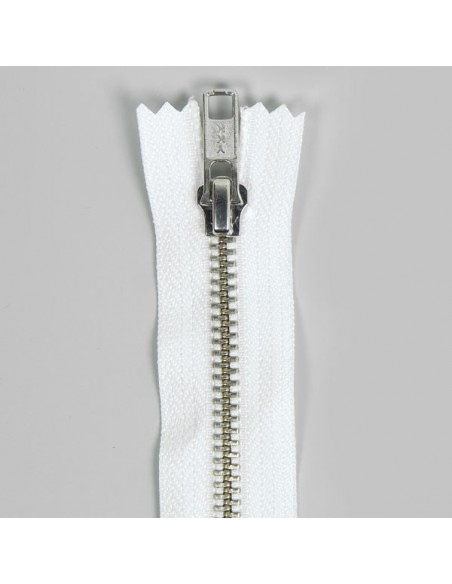 Cremallera metálica cerrada 14 cm