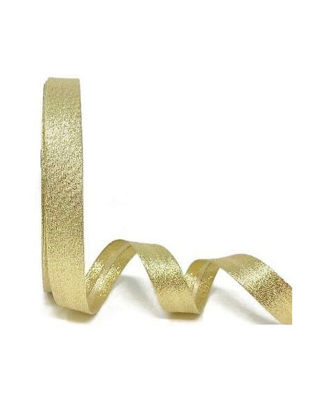 Cinta al bies lamé  dorado
