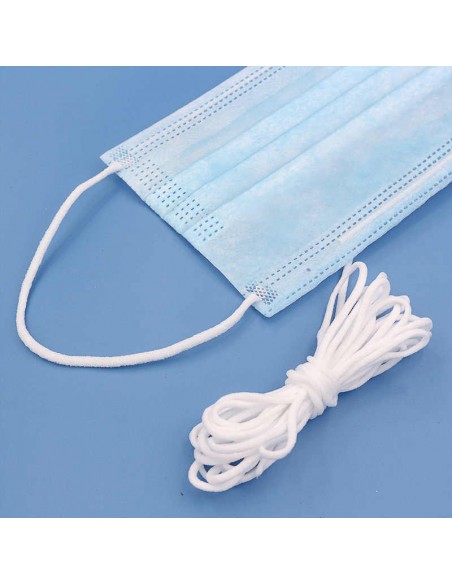 Cordón elástico para mascarillas