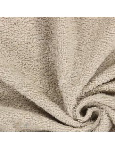 Tela de Rizo Toalla (Felpa) Color Arena - 100% Algodón...