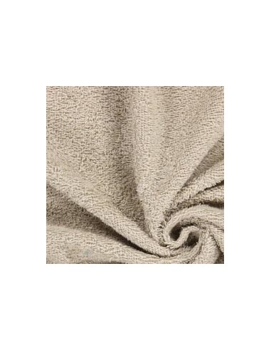 Tela de Rizo Toalla (Felpa) Color Arena - 100%...