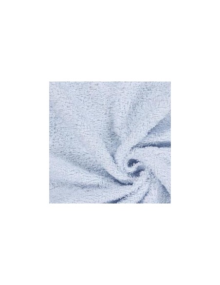 Tela de Rizo Toalla (Felpa) Celeste - 100% Algodón Bebé - 440gr/m2