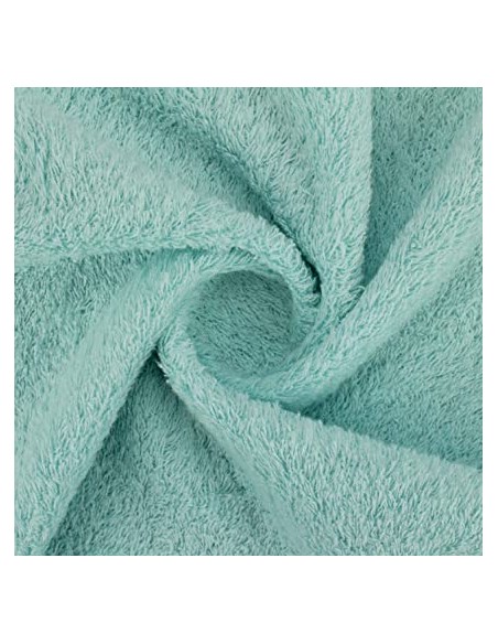 Tela felpa rizo verde agua