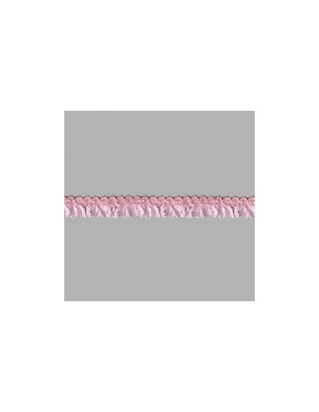 Puntilla de encaje fruncido de nylon