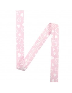 Cinta al bies corazones