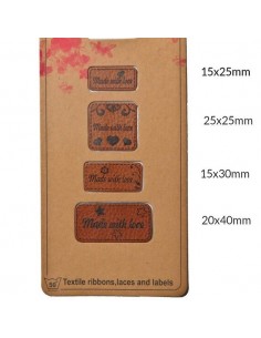 Etiquetas made with love