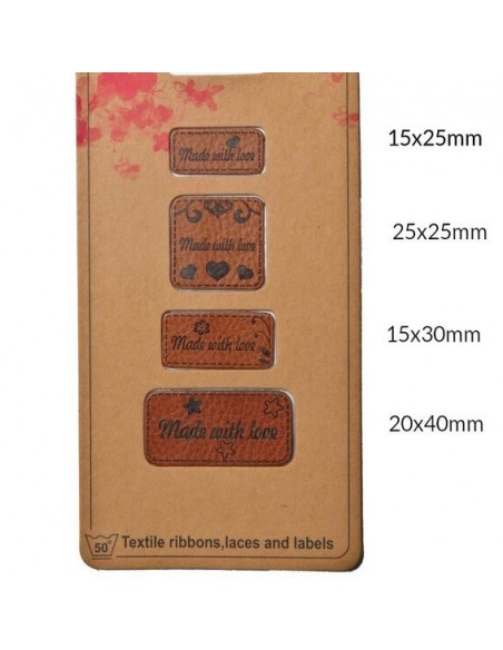 Etiquetas made with love