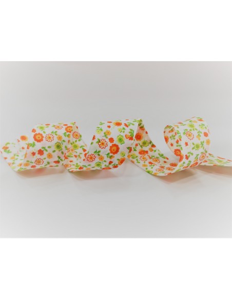 Cinta al bies de flores