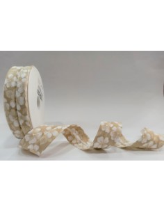 Cinta al bies flores