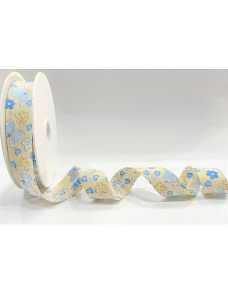 Cinta al bies fantasía mariposas