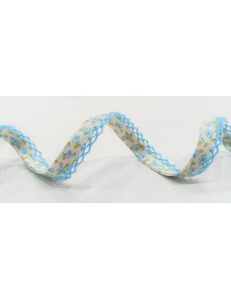 Cinta al bies con puntilla