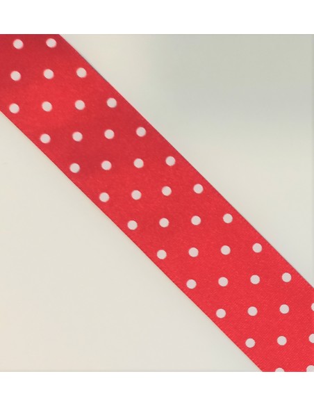 Lazo de lunares 25mm