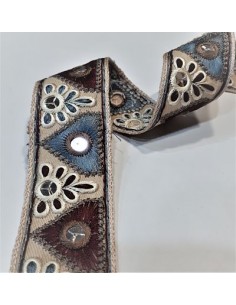 Galón de espejos étnico 3,5 cm