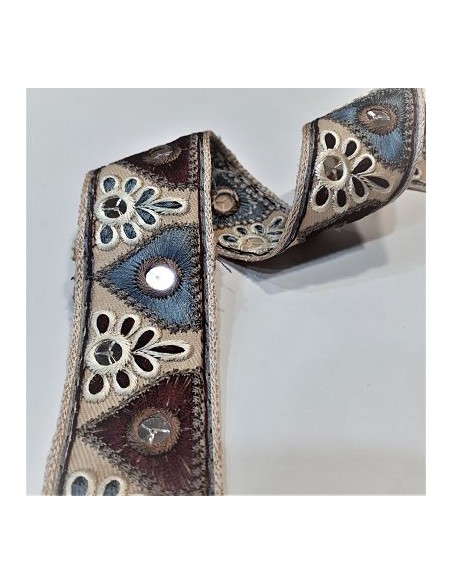 Galón de espejos étnico 3,5 cm