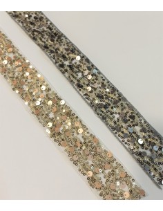 Cinta de lentejuelas 61189