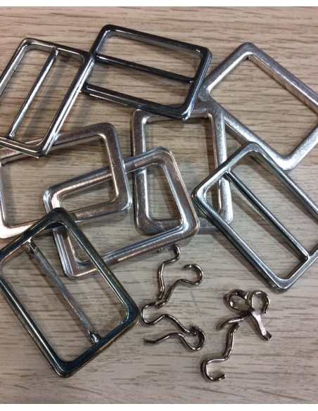 Hebilla para forrar 4 cm