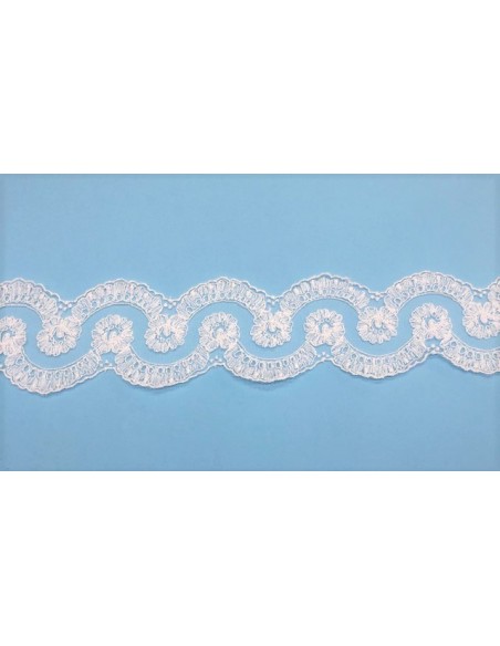 Entredós tul bordado 403840