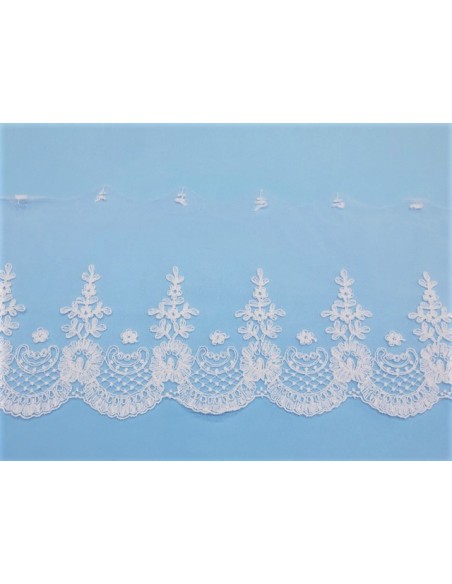 Puntilla tul bordado 403843