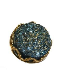 Botón corona dorada 2