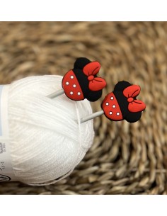 Topes para agujas de tejer  Minnie