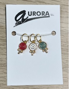 Marcadores punto piruletas