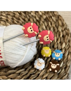 Topes para agujas de tejer ovejas