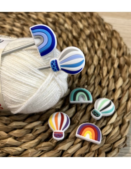 Topes para agujas de tejer globo