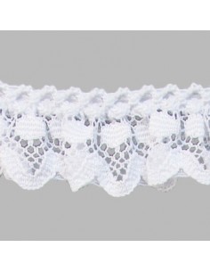 Puntilla encaje fruncido nylon 74478 2