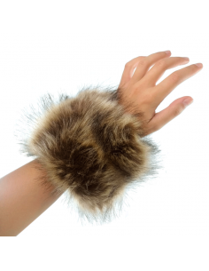 Puños de pelo sintético