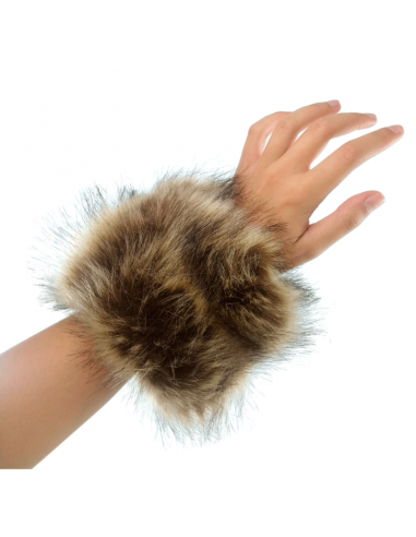 Puños de pelo sintético