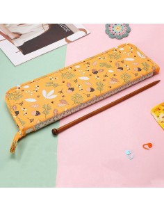 Estuche para agujas de tejer