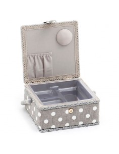 Costurero lunares gris 2