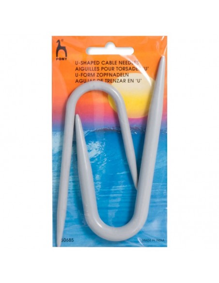 Agujas para trenzar en U