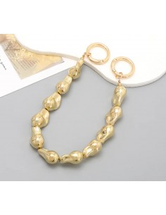 Asa Joya para Bolso de Mano (31 cm) - Eslabones Dorados...