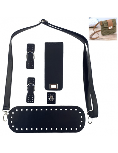 Juego asas bolso MC0156 negro