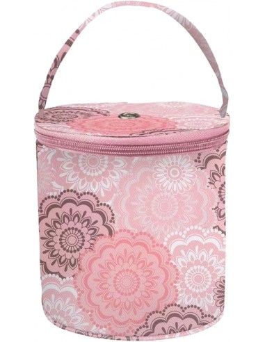 Bolsa guarda ovillo cachemir rosa