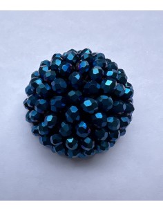 Botón pedrería 786006 azul