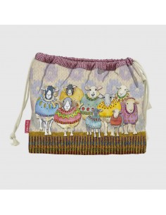 Emma Ball - Bolsa de proyecto ovejas con jersey