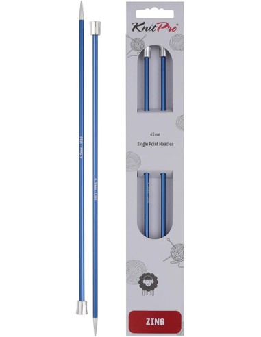 Agujas tejer 40 cm Zing