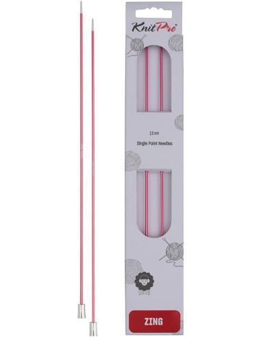 Agujas tejer 40 cm Zing