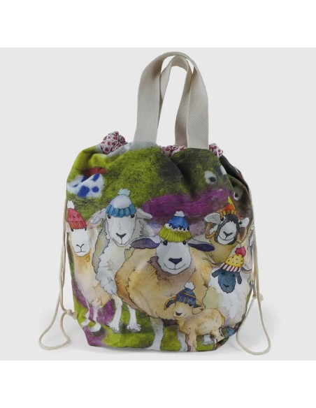 Emma Ball - Bolsa labor grande ovejas con gorro