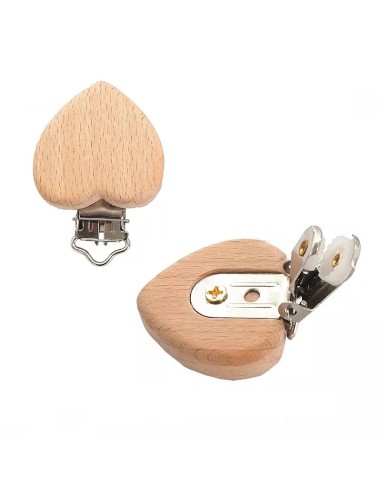 Pinza chupetero corazón