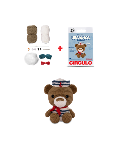Kit amigurumi teddy captain
